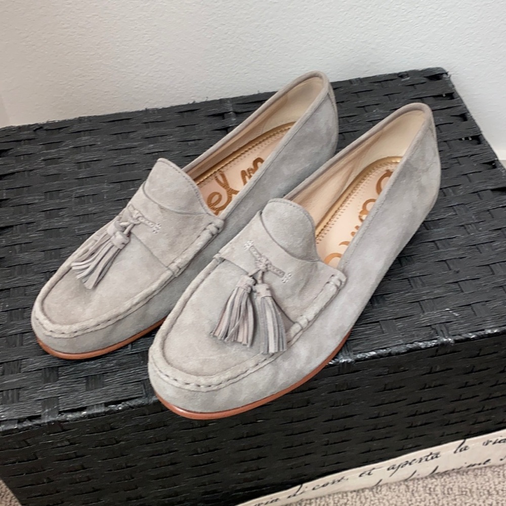 Grey Suede Loafer